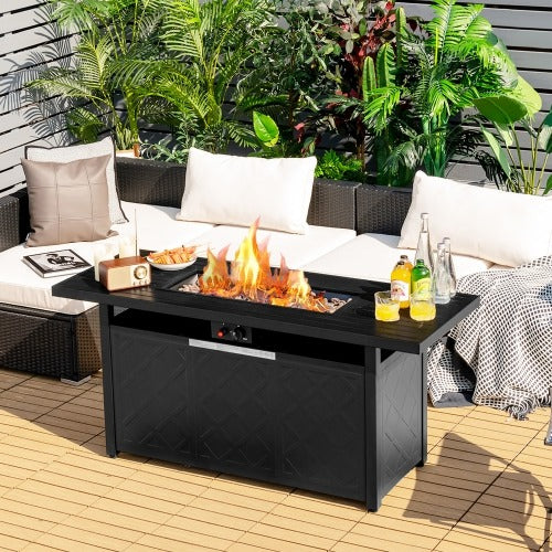 57" Rectangular Propane Gas Fire Pit - * FULLY ASSEMBLED *