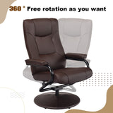 360° Swivel Recliner Chair with Ottoman - HW51430CF