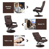 360° Swivel Recliner Chair with Ottoman - HW51430CF