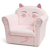 Kids Cat Armrest Couch Upholstered chair