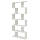 6 Tier S-Shaped Bookshelf