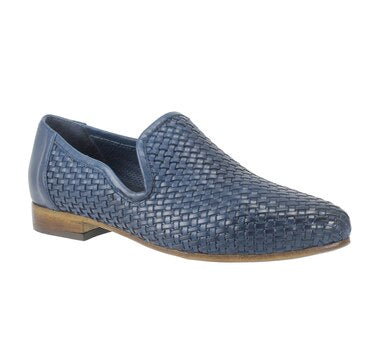 Yara Woven Smoking Slipper - JEAN - SIZE 9.5