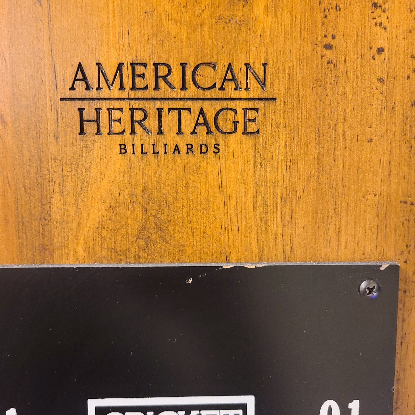 American Heritage Bristle Dartboard Cabinet Set with Darts *SCRATCH & DENT* reg $223.99