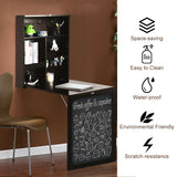 Convertible Wall Mounted Table with A Chalkboard, Scratch & Dent, assembled