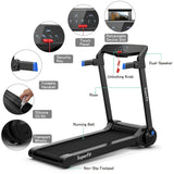 Extra 50% OFF, Superfit 3 HP Folding Electric Treadmill with app,