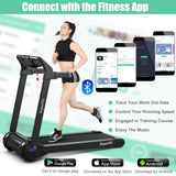 Extra 50% OFF, Superfit 3 HP Folding Electric Treadmill with app,