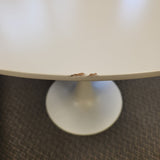 35.5`` white round dining table *SCRATCH & DENT*