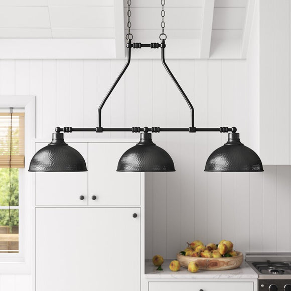 Miramar 3 - Light Kitchen Island Linear Pendant