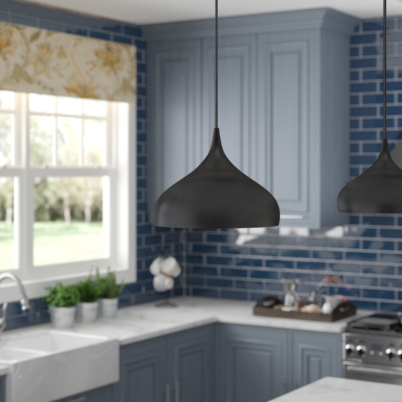 Seabrook 1 - Light Single Dome Pendant