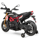 12 V Motorcycle Powered Ride-On with Removable Training Wheels