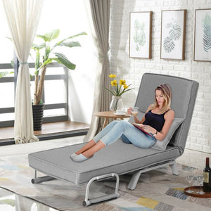 Convertible Folding Sofa Bed with 5 Position Recliner