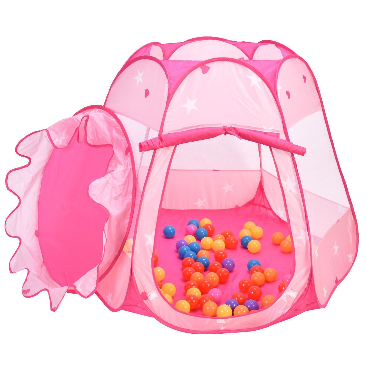 Portable Kids Play House Play Tent with 100 Balls - *UNASSEMBLED/IN BAG* - OP2973