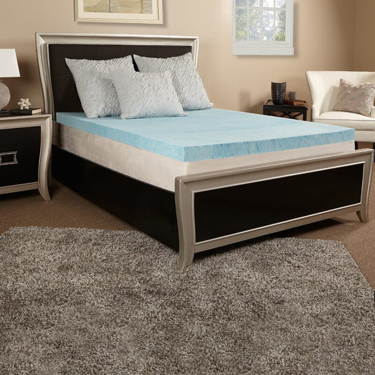 Swirl 3`` Gel Mattress Topper, Queen