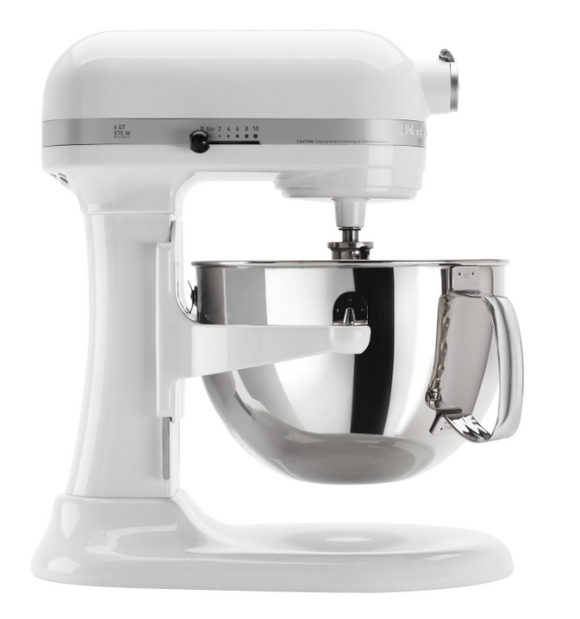 KitchenAid Professional 600 Lift-Bowl Stand Mixer - 6Qt - 575-Watt - White