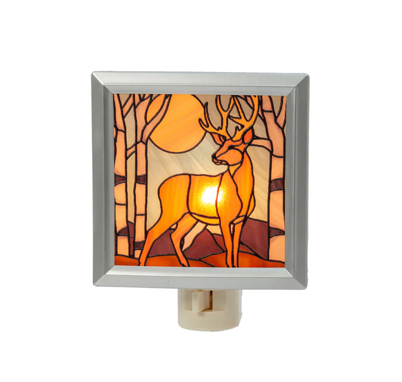 5.25``, Holiday Memories Stained Glass Style Nightlight