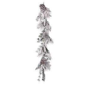 Holiday Memories Snow Pine 48" Garland