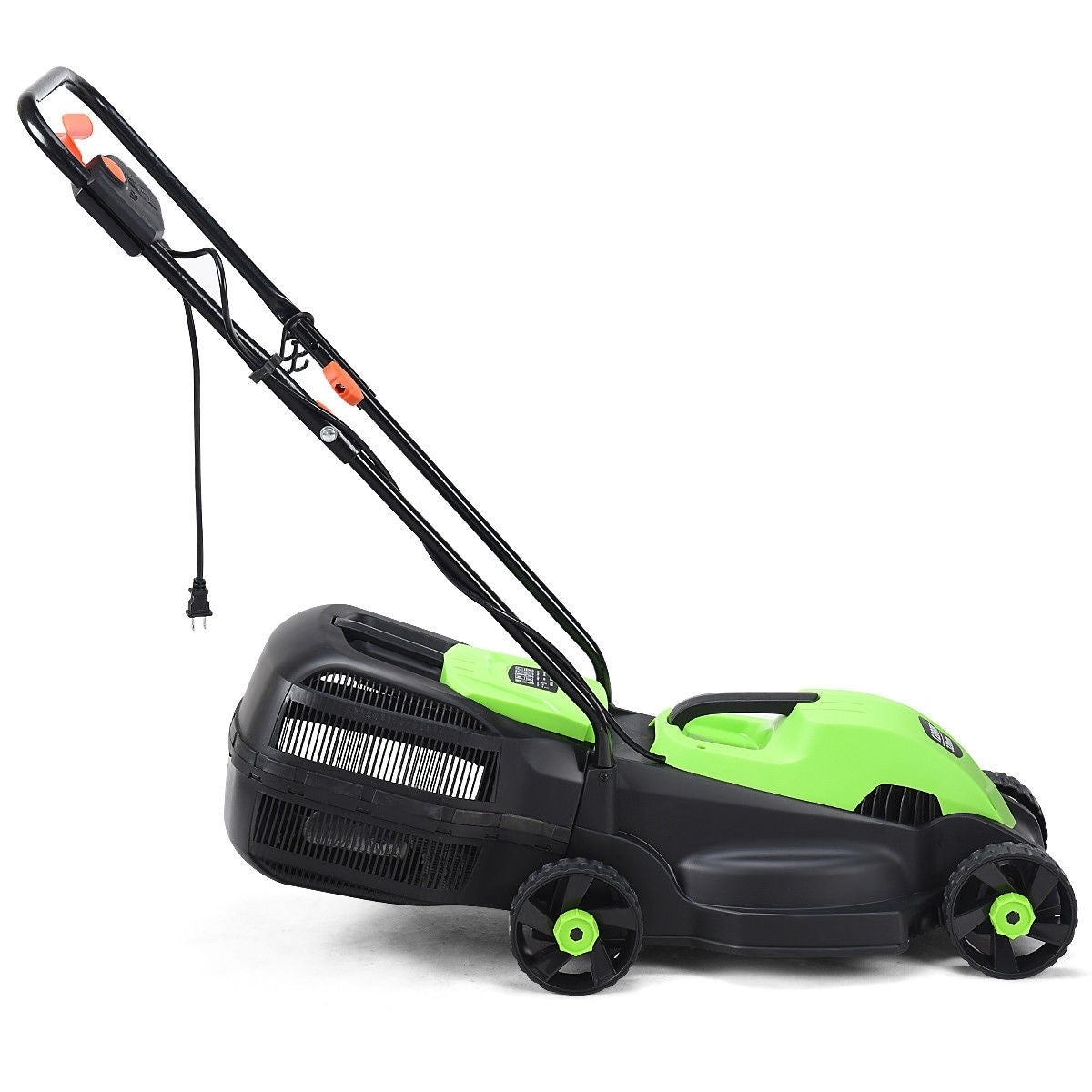 14 Inch Electric Push Lawn Corded Mower with Grass Bag