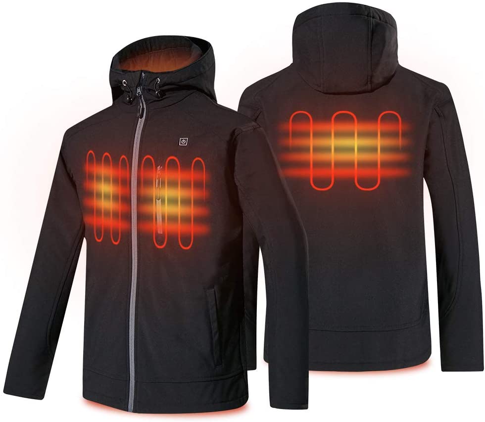 amazon heated jacket mens M