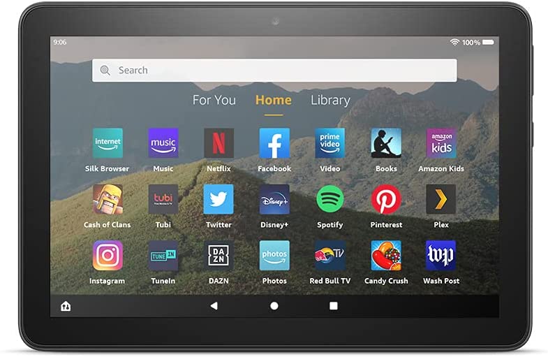 Amazon Fire Tablet HD 8,`` Screen, 32GB, Blue, Open Box, Tested