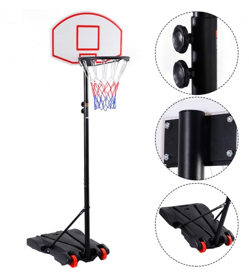 Adjustable Basketball Hoop System Stand with Wheels *UNASSEMBLED*