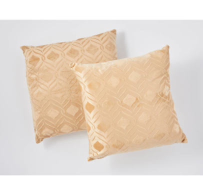 Homesuite Mink 2 pk Decor Cushions 18