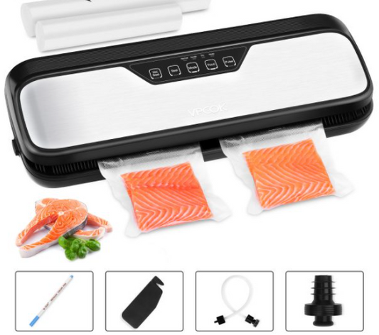 VPCOK Vac Pack Machine Automatic/Manual Food Vacuum Sealer