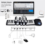 88 Keys Midi Electronic Roll up Piano Silicone Keyboard for Beginners