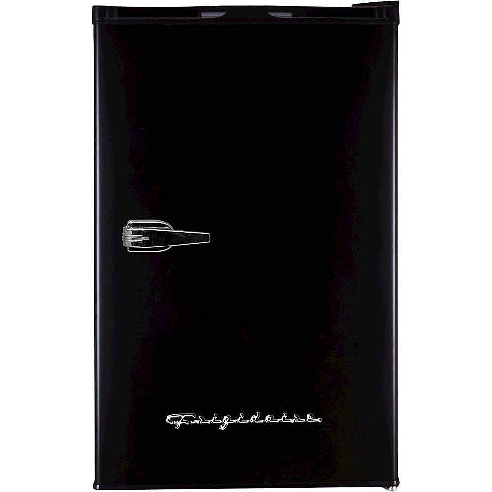 Frigidaire - Retro 3.2 Cu. Ft. Mini Fridge with Eraser Board Door - Black *SCRATCH & DENT*