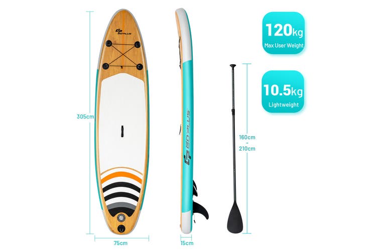 10' Inflatable Stand Up Paddle Board