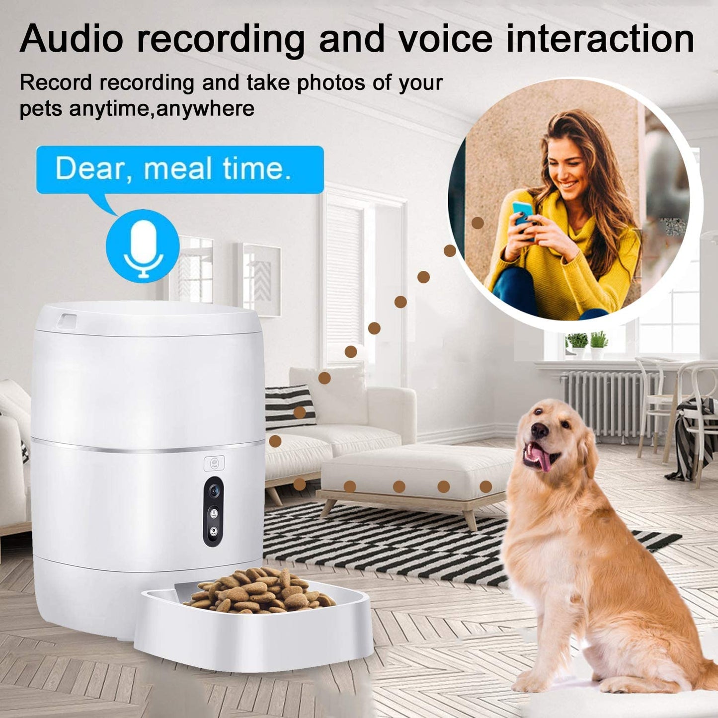 Cat / Dog Auto Feeder with Camera