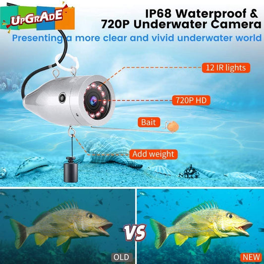 Underwater Fishing Camera with DVR, Open Box/Tested