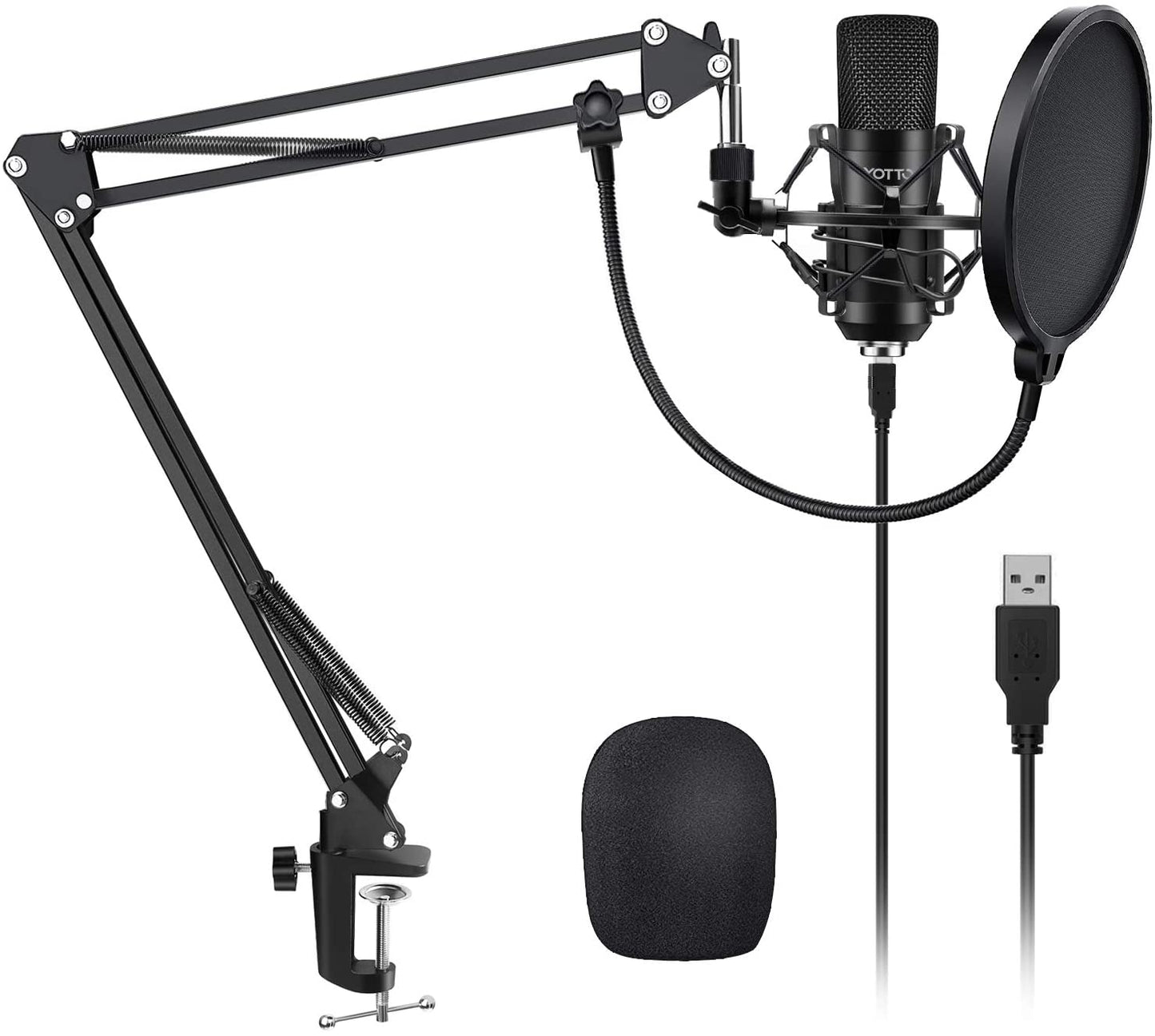 YOTTO USB Microphone Cardioid Condenser Mic