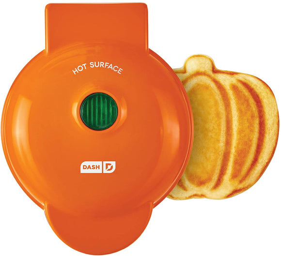 Dash Mini Pumpkin Waffle Maker