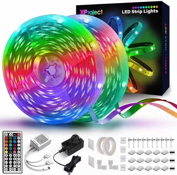 XProject 65.6FT LED Strip Lights