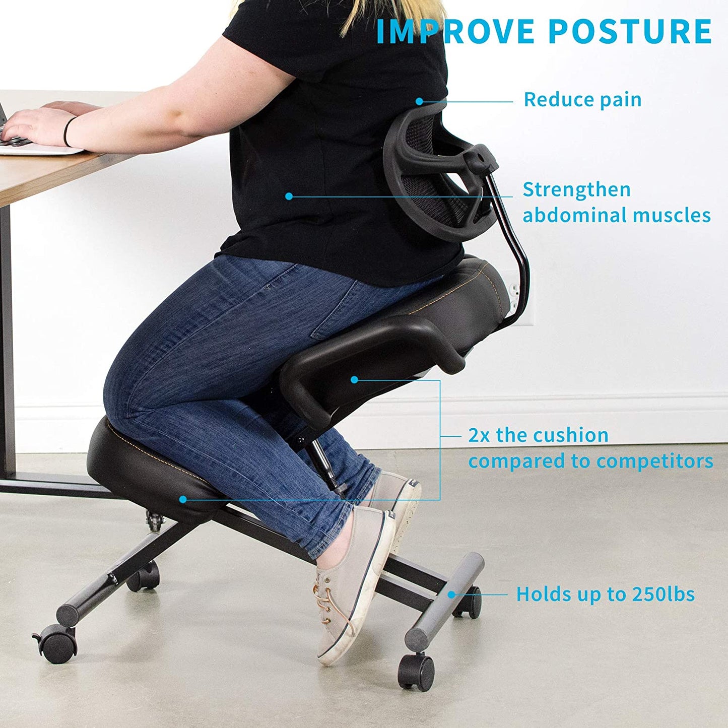 Kneeling Chair, Ergonomic