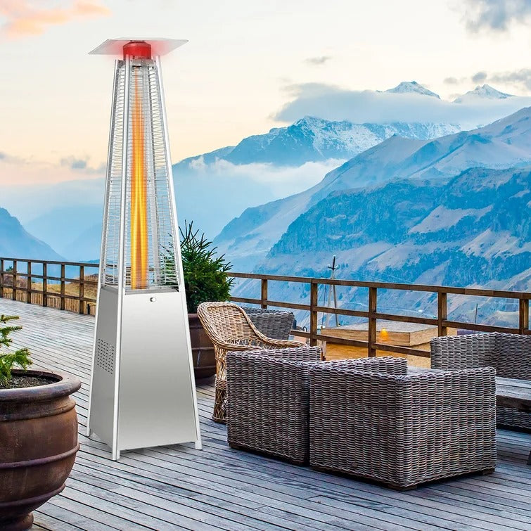 90'' Tall Pyramid Patio Heater *UNASSEMBLED/IN BOX*, Reg $659.99