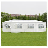 Wedding 30ft x 10 ft white canopy tent, no tent pegs