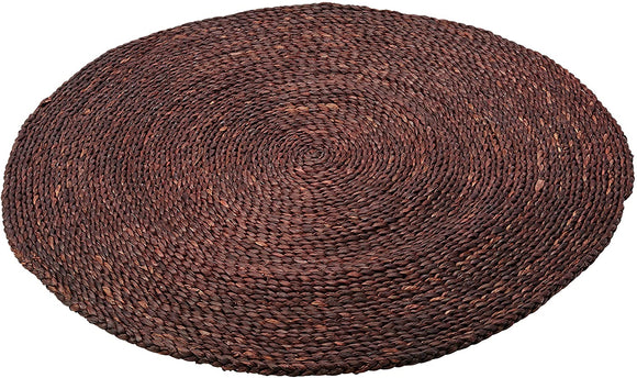 Jameson Sunbrella®Maize Mahogany Area Rug 3 x 3 Round