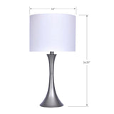 Adonis 24.25" Standard Table Lamp Set (Set of 2)