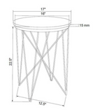 Jillian Marble Top Round Table *SCRATCH & DENT*