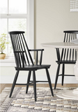 Farmhouse Wood Arm Dining Chair