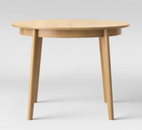 Solid Round Extendable Dining Table