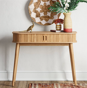 Console Table with Sliding Doors