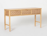 Holland Woven Drawer Console *SCRATCH & DENT*