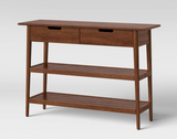 Corinna Wood Console Table with Drawers