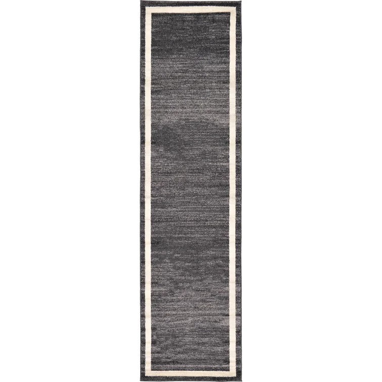 Cregan Black Area Rug - Runner 2'7" x 10'