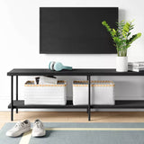 Wood and Metal TV Stand for TVs up to 60" *SCRATCH & DENT*