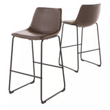 30" Cedric Faux Leather Barstool - SET OF 2