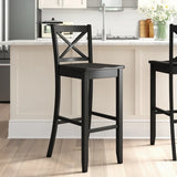 30'' Solid Wood Bar & Counter Stool