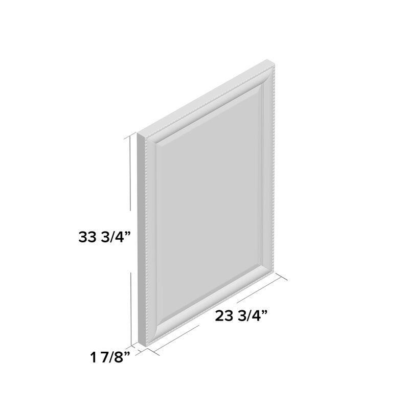 Harrietta Rectangle Framed Accent Mirror, 33.78'' H x 23.78''